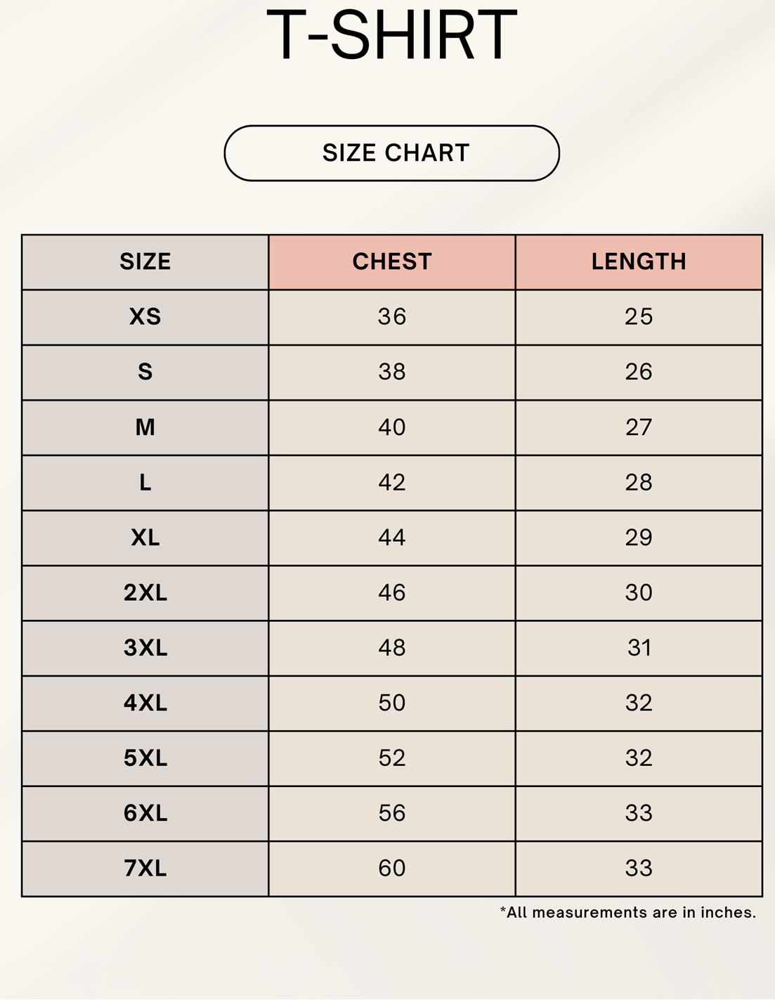 Color_Size Chart