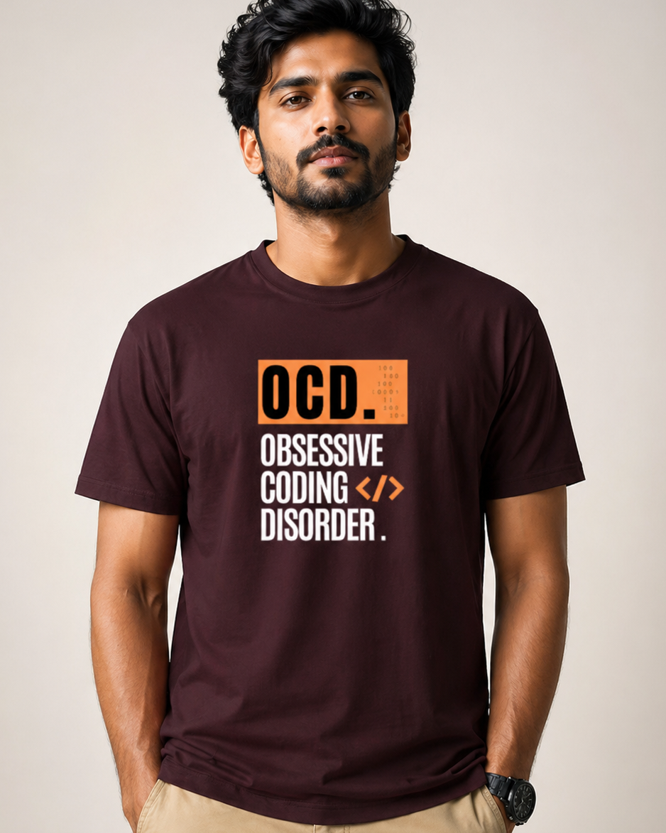 #Best Selling🔥 Regular Unisex T-Shirt - OCD : Obsessive Coding Disorder