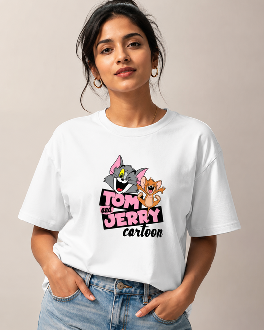 Regular Unisex T-Shirt - Tom Jerry Cartoon