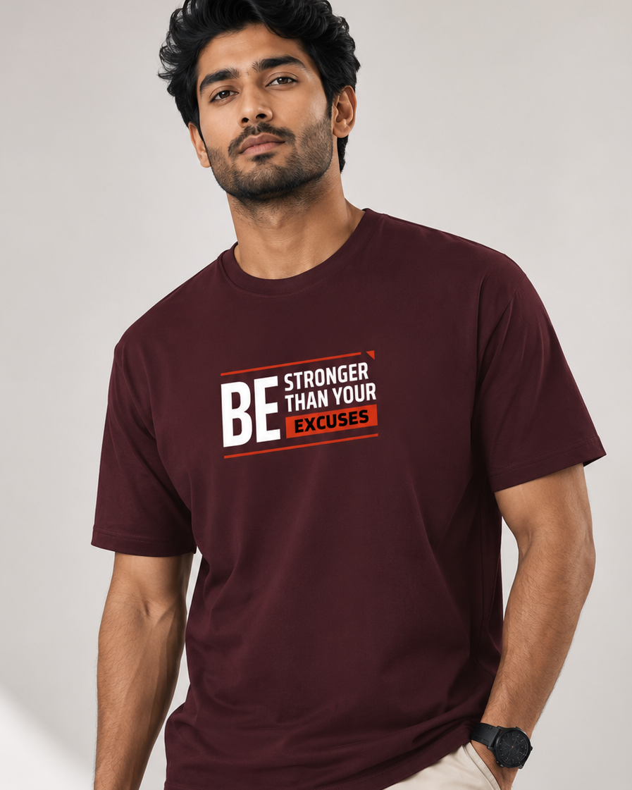 Regular Unisex T-Shirt - Be Stronger Than Your Excuses