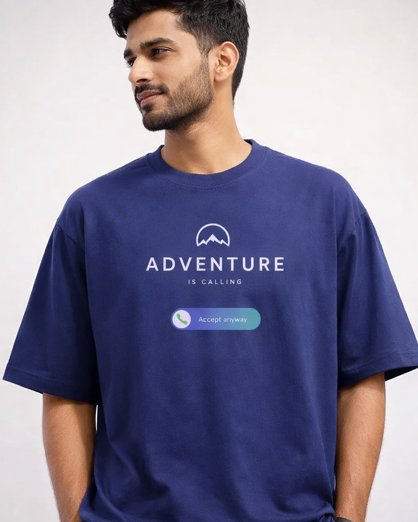 Oversized Unisex T-Shirt - Adventure is calling