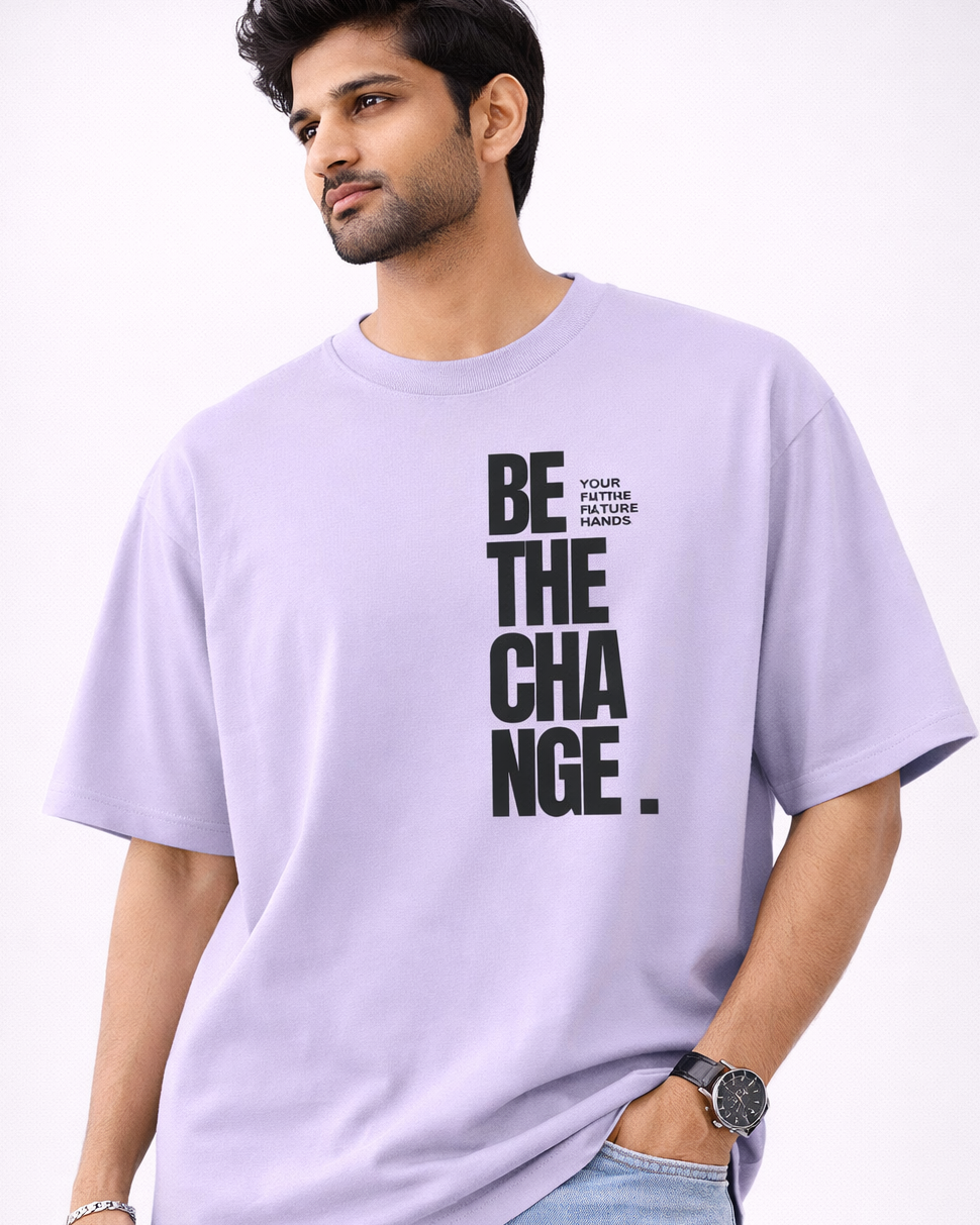 Oversized Unisex T-Shirt - Be The Change