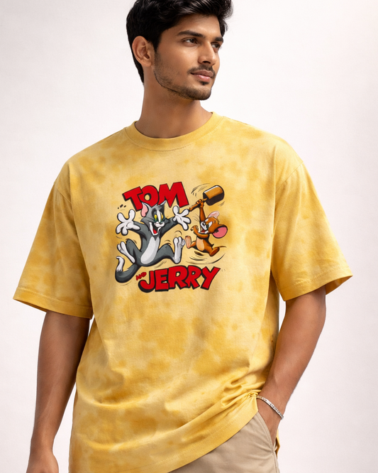 Oversized Unisex  T-Shirt - Tom & Jerry