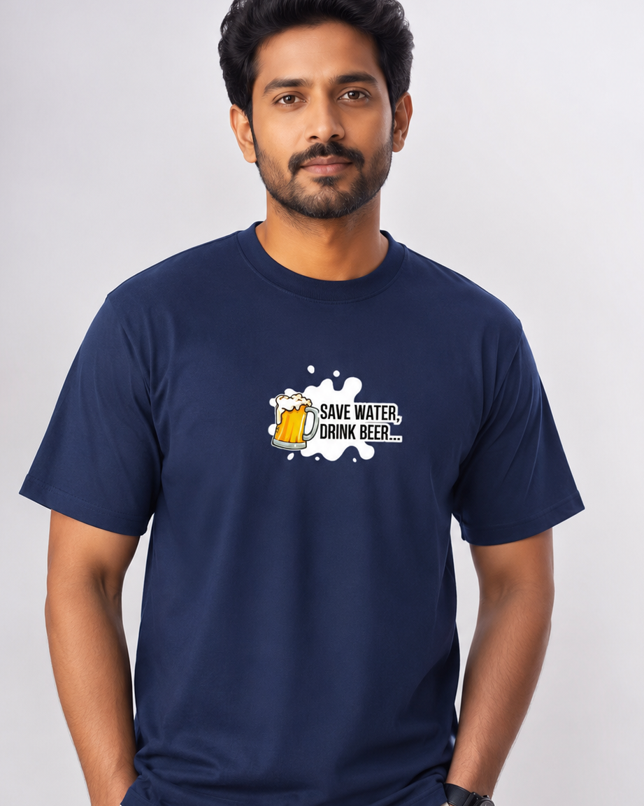 Regular Unisex T-Shirt - Save Water, Drink Beer