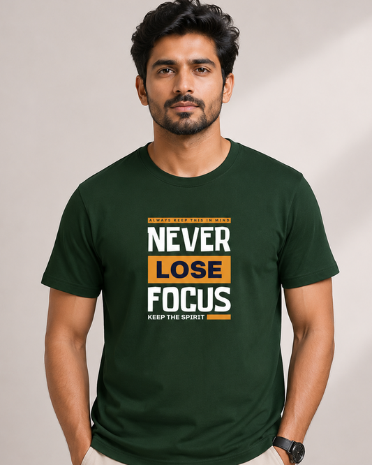 Regular Unisex T-Shirt - Never lose Focus