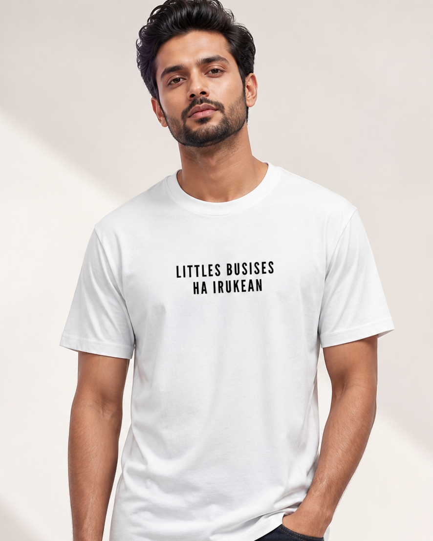 #Trending🔥 Regular Unisex T-Shirt - Littles Busises ha Irukean
