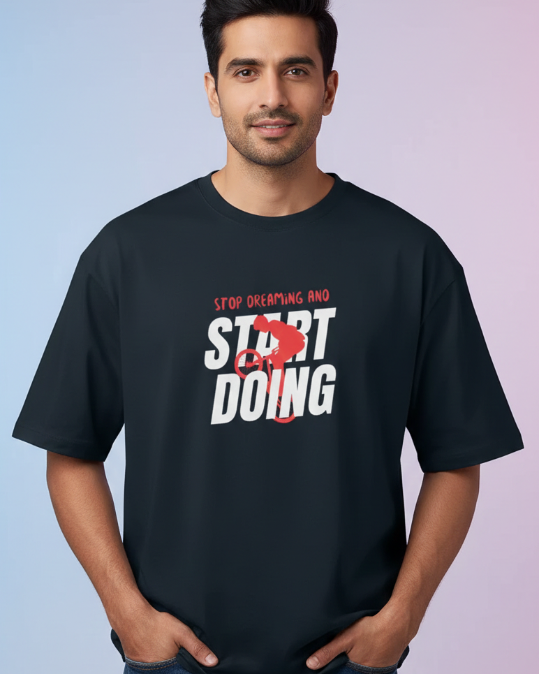 Oversized Unisex T-Shirt - Stop Dreaming