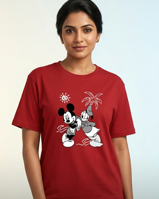 Regular Unisex T-Shirt - Mickey & Donald