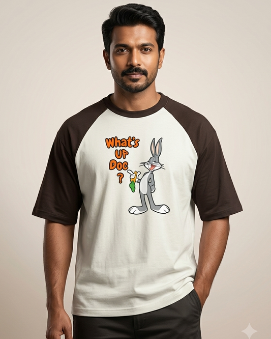 Oversized Unisex T-shirt - What's up Doc? - Buggs Bunny