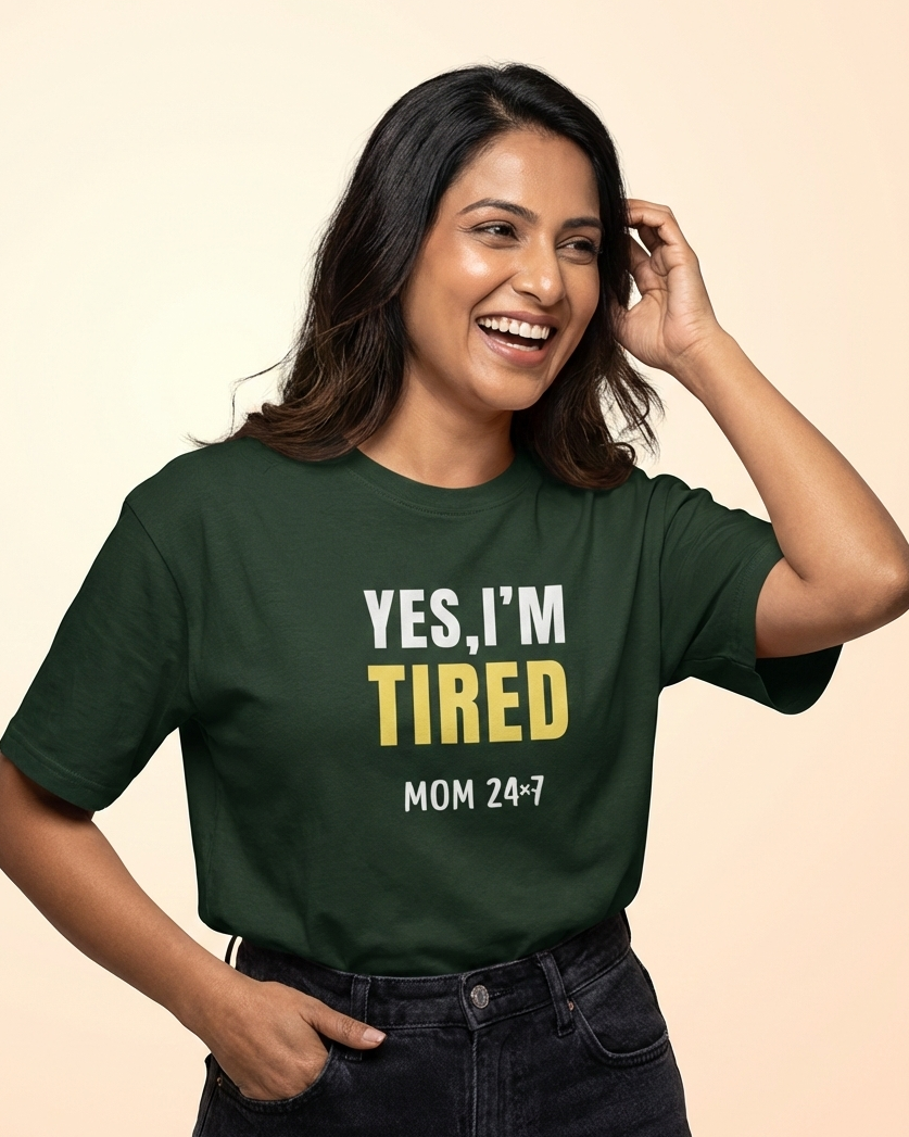 Regular T-Shirt - Yes, I'm Tired. Mom 24*7