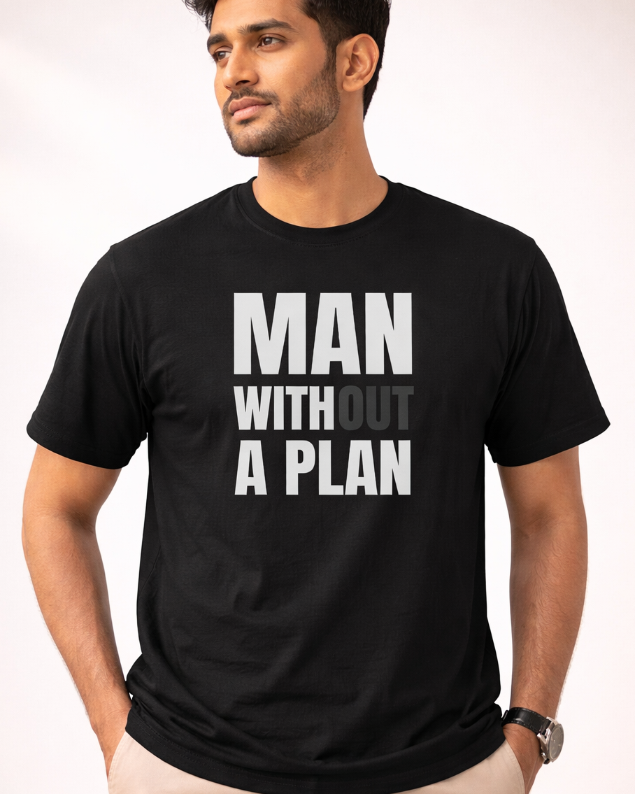Regular Unisex T-Shirt - Man without a plan