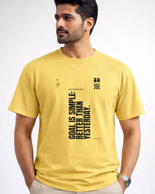 Regular Unisex T-Shirt - Goal Is Simple: